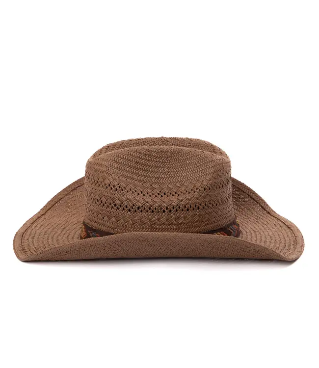 San Diego Hat PBC2708 Men Papers Straw Cattle Crea Cboy With Custom Embr0ed  Ba
