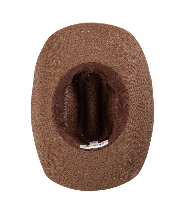 San Diego Hat PBC2708 Men Papers Straw Cattle Crea Cboy With Custom Embr0ed  Ba