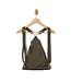 Joy Susan L8184 Brushed Peyton Double Zip Convertible Sling Backpack