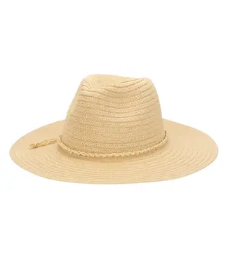 San Diego Hat PBF7615 Pebble Structured Crochet Paper Fedora