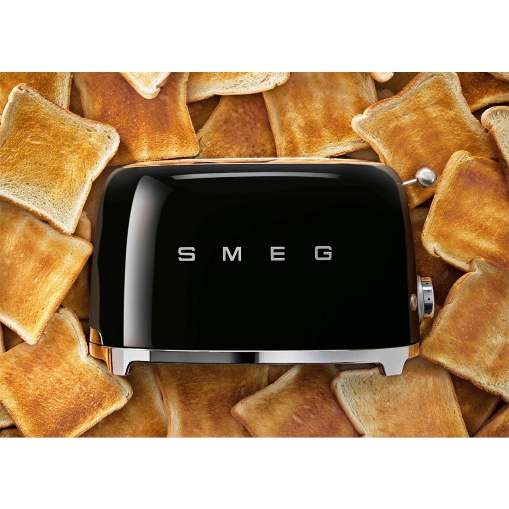 50's Retro 2-Slice Toaster - Rose Gold, SMEG