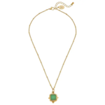 Charlotte Dainty Green Necklace
