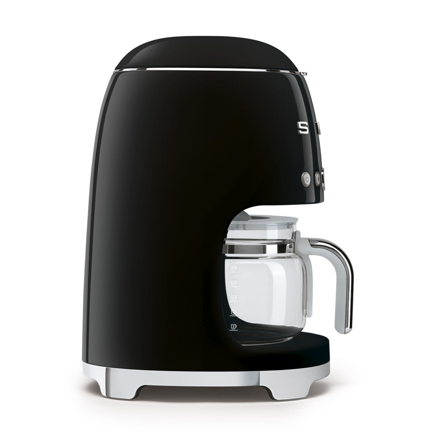Smeg 50's Retro Style Aesthetic Drip Coffee Maker 10 Cup Cream Color