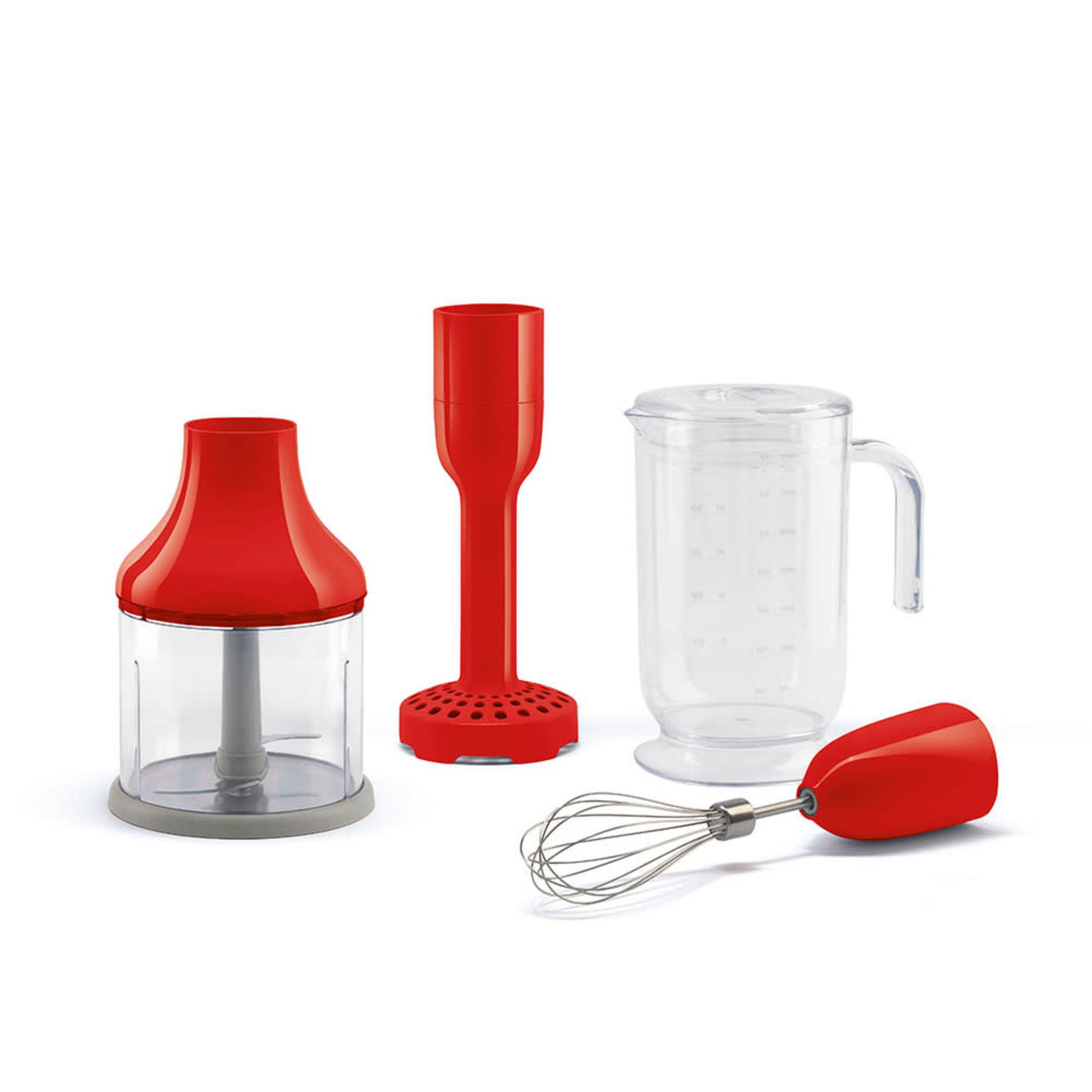 Smeg Hand Blender 4 Accessory Set ( Beaker, Chopper, Whisk, Masher )