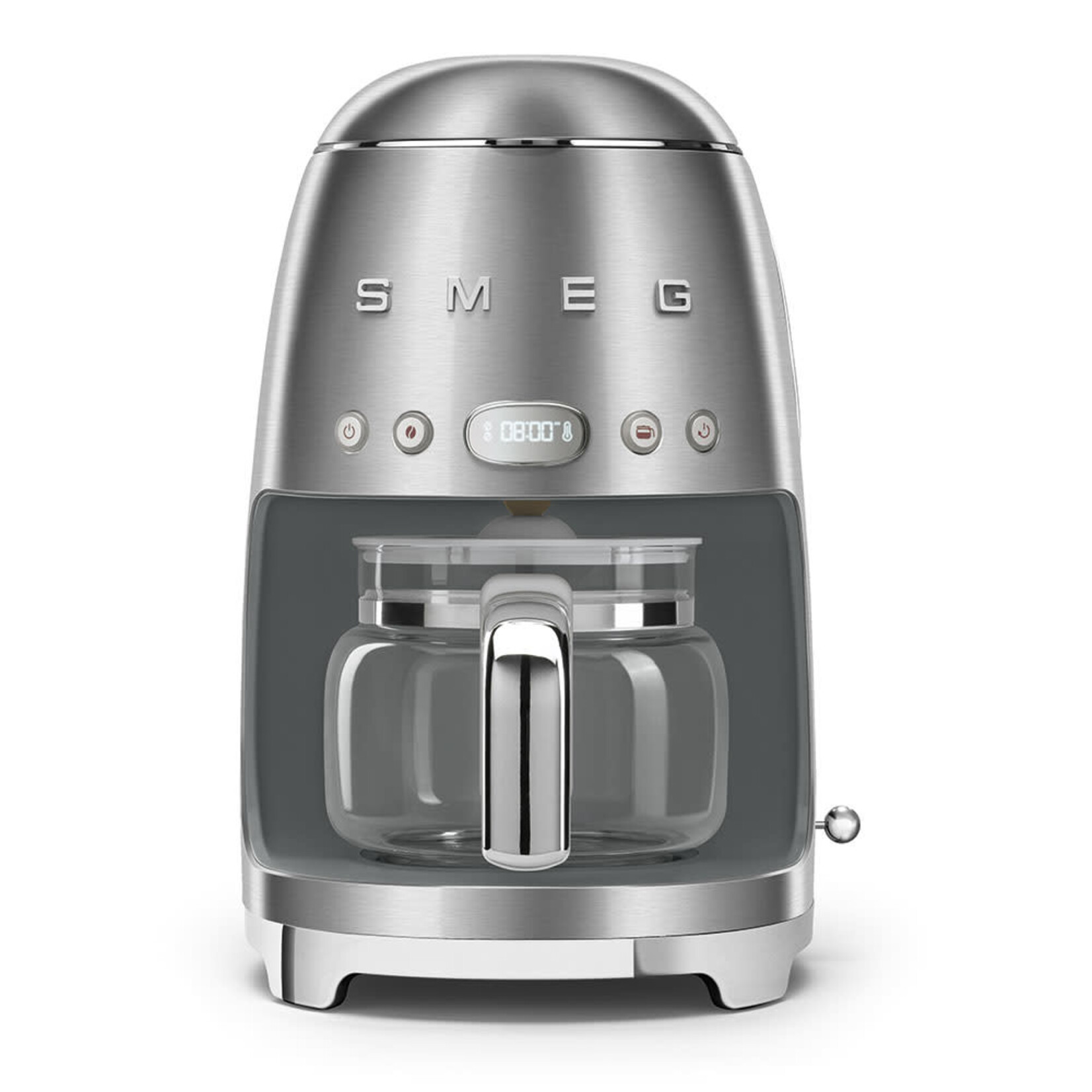Smeg DCF02GRUS 50's Retro Style 10 Cup Drip Coffee Machine with Filter Color: Gray