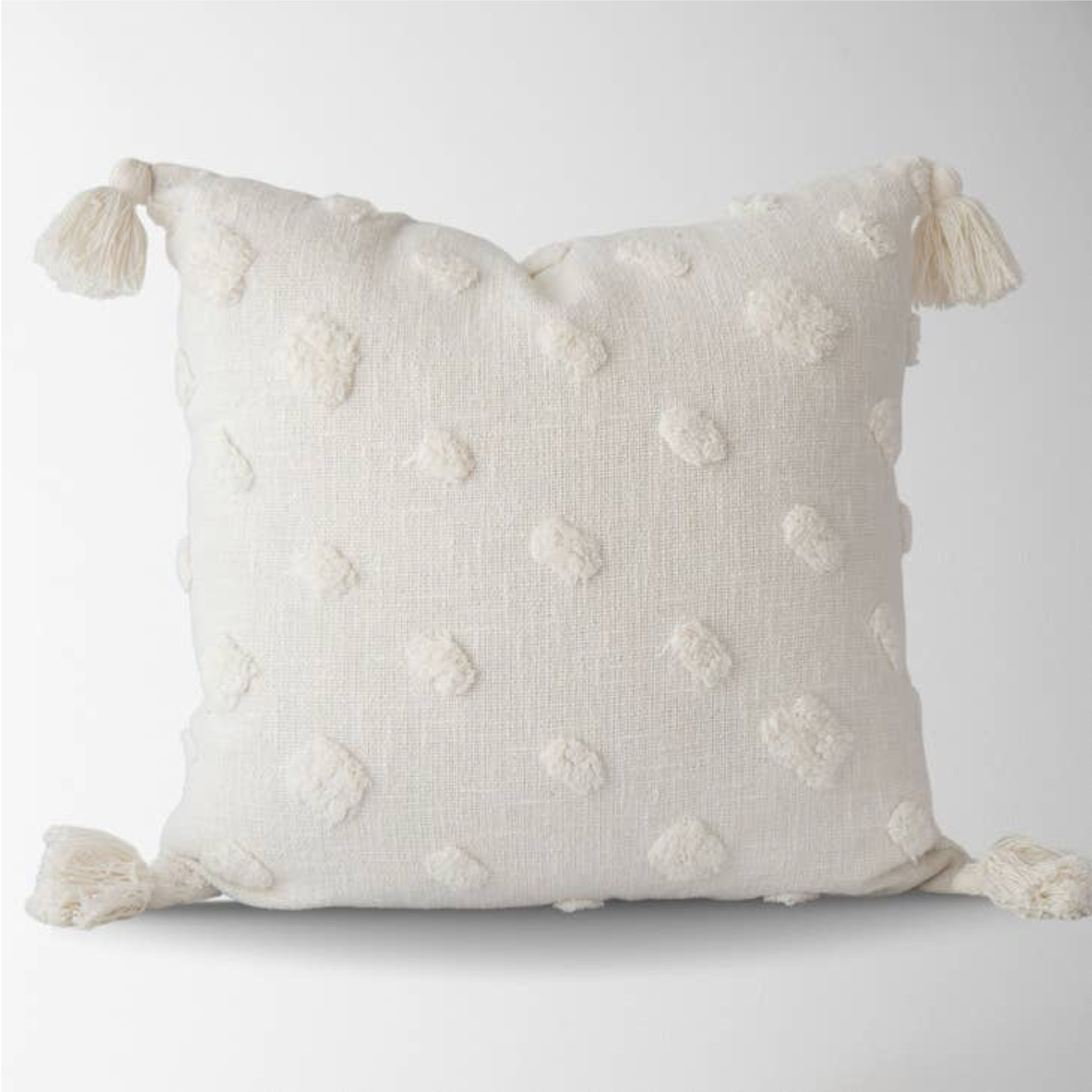 Lillee Polka Dot Shag Pillow