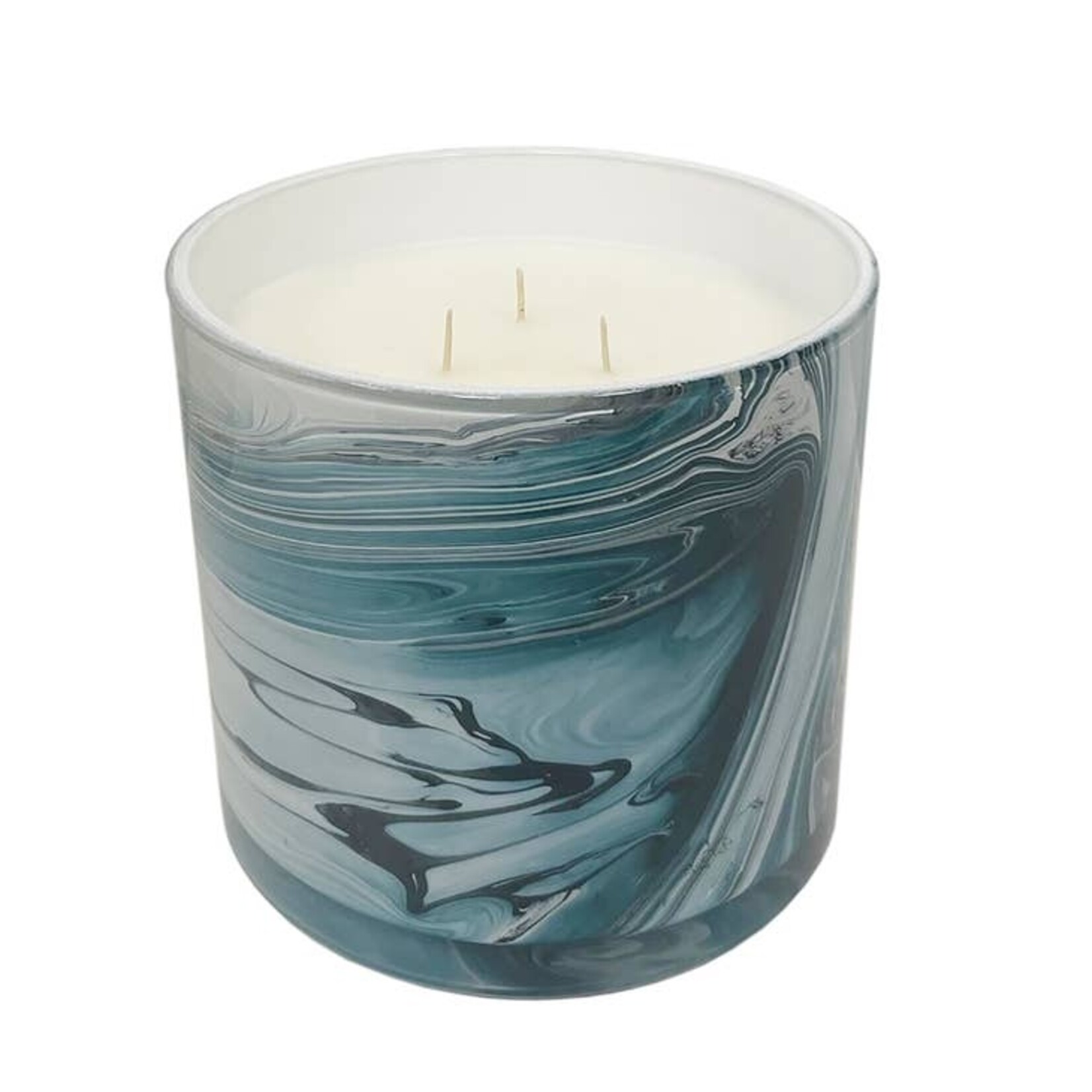 Jumbo Orchid & Cedar 45 oz. Swirl Glass Candle