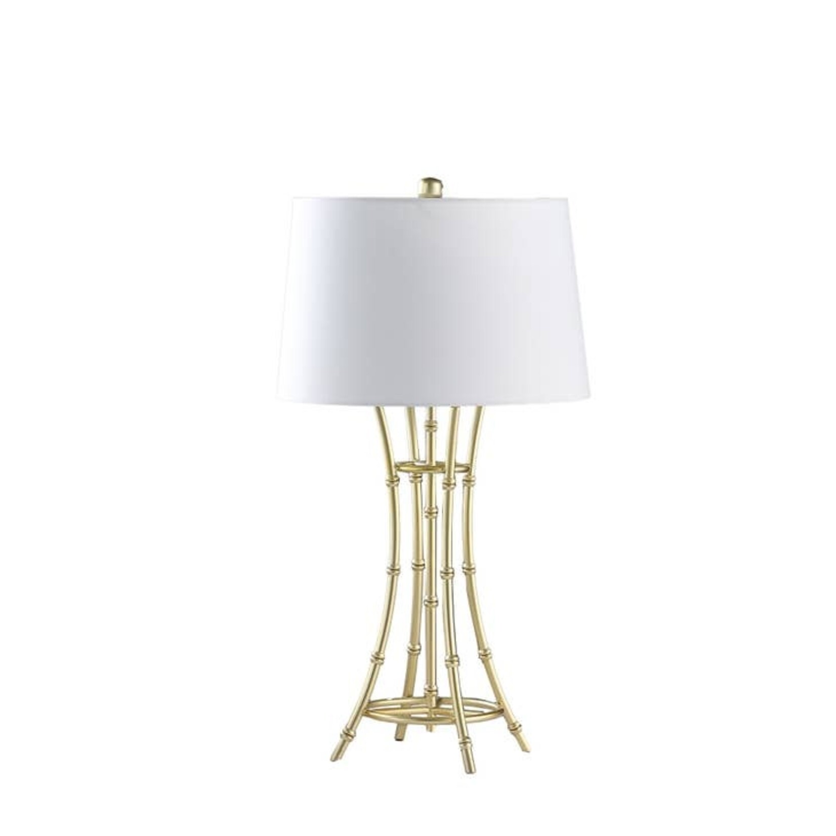 29" Gold Bamboo Design Table Lamp