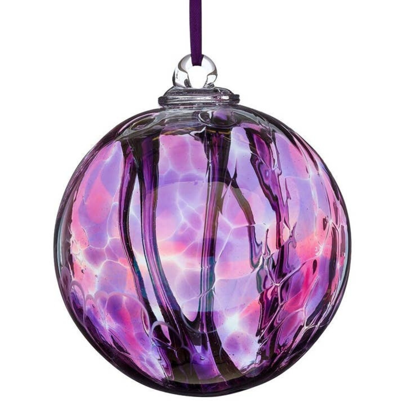 Mouth Blown Glass Attraction Orb's 10cm
