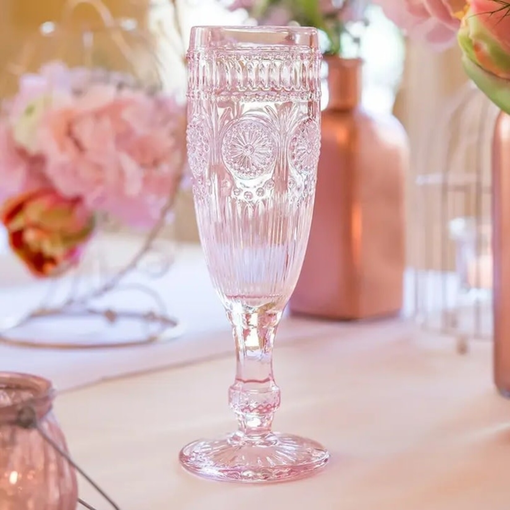 Vintage Style Champagne Flute