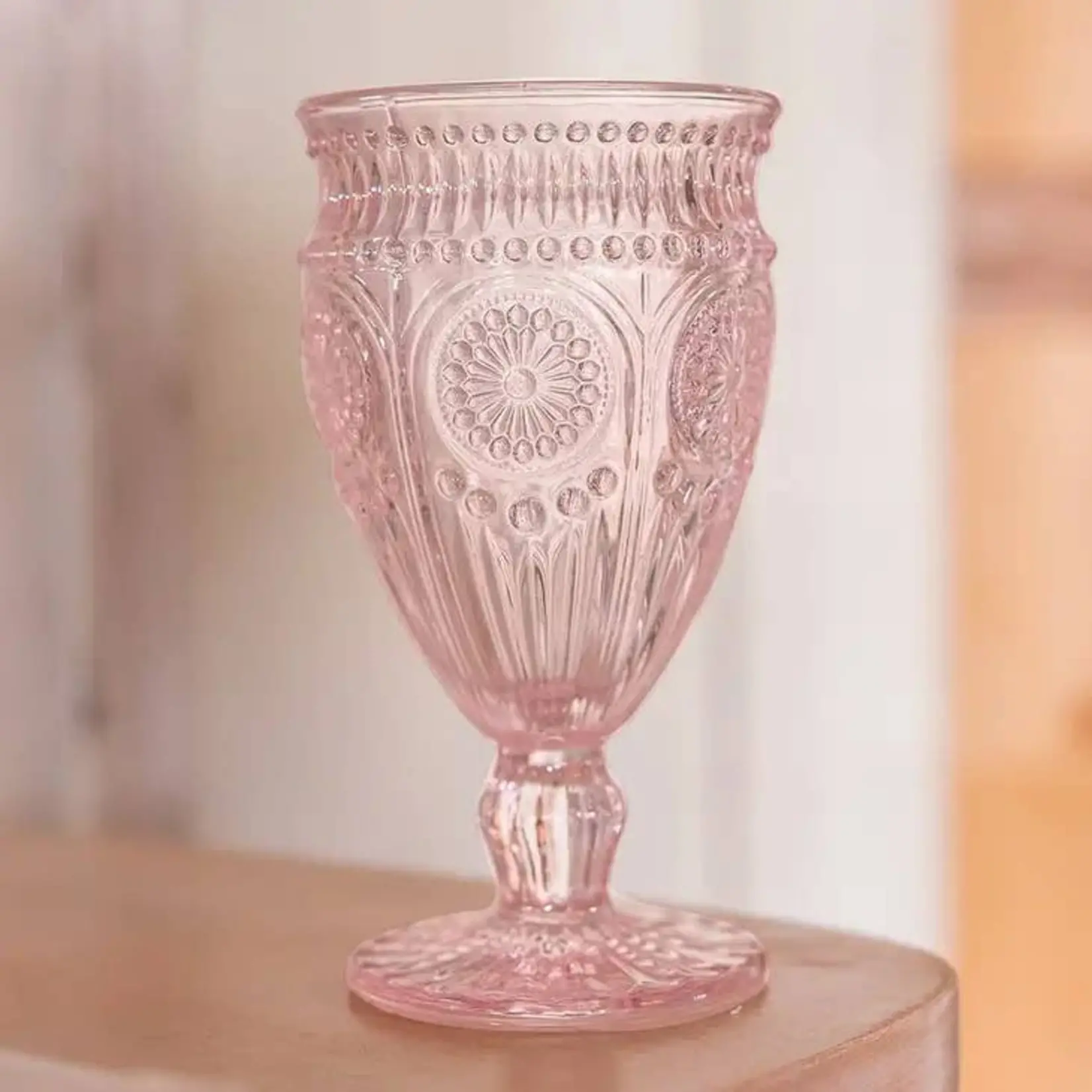 Vintage Style Wine Glass