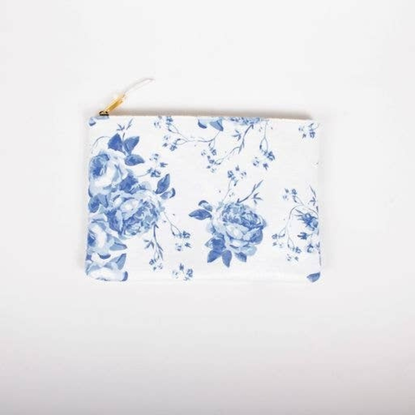Blue Rose Terry Large Flat Pouch