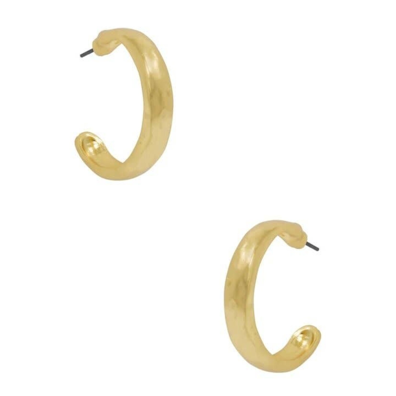 Karine Sultan - Small Polished Hoop Earrings