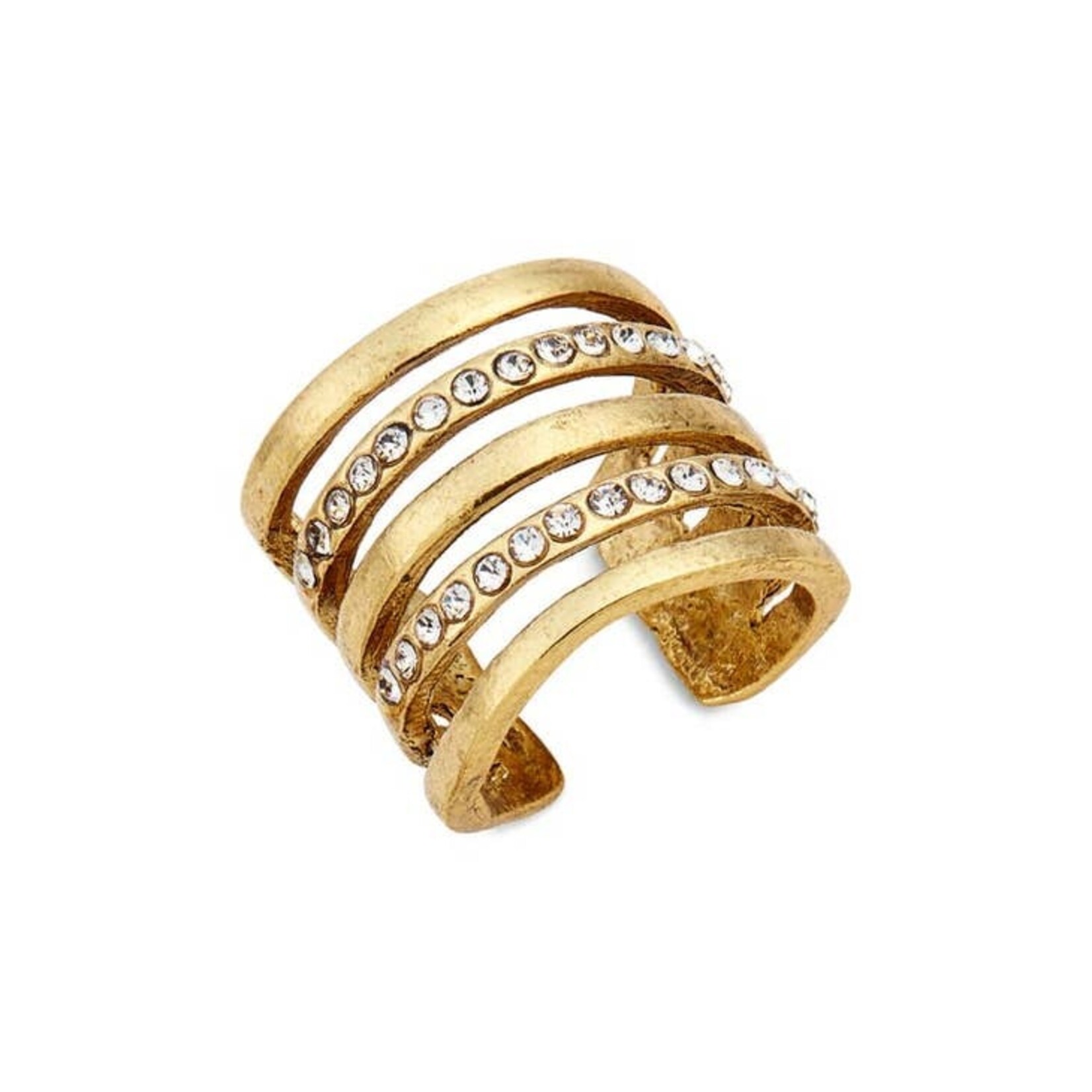 Karine Sultan - Embellished Multi Strand Ring