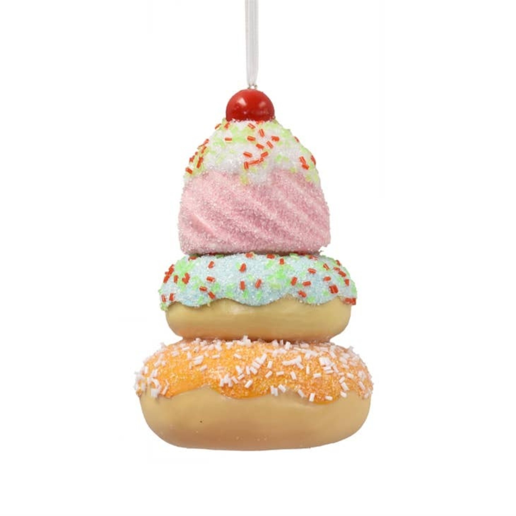 Sugar Explosion Iced Donut Ornament 5.5"