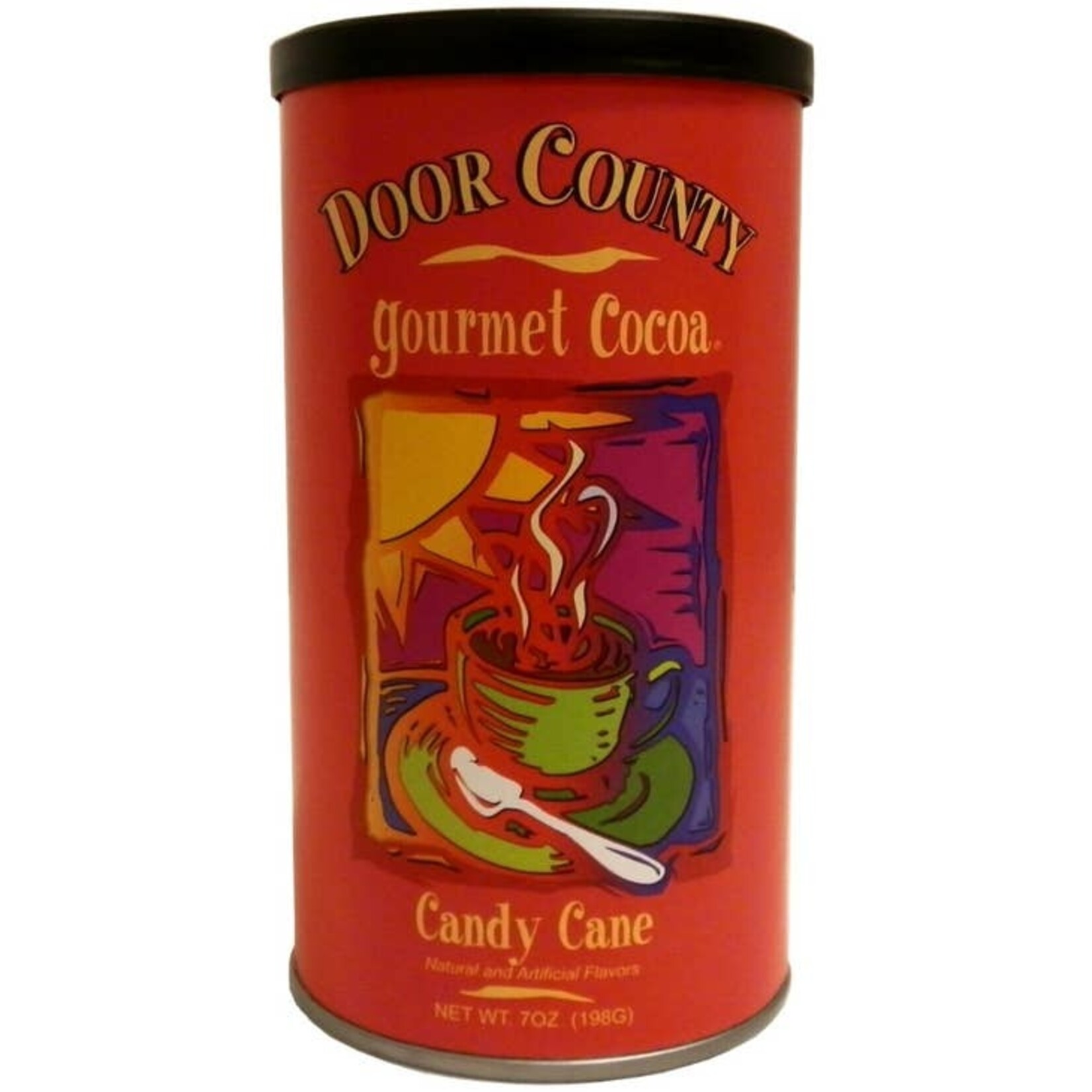 Door County Candy Cane Gourmet Hot Cocoa - 7oz Tin