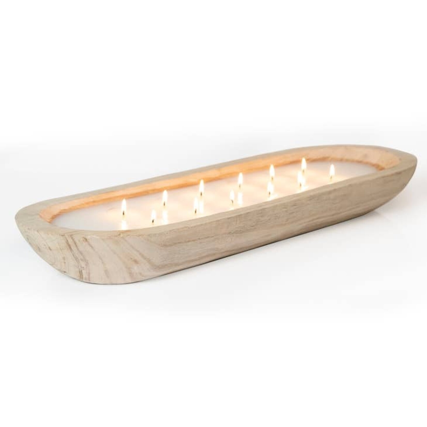 Paulownia Wood Tray Candle