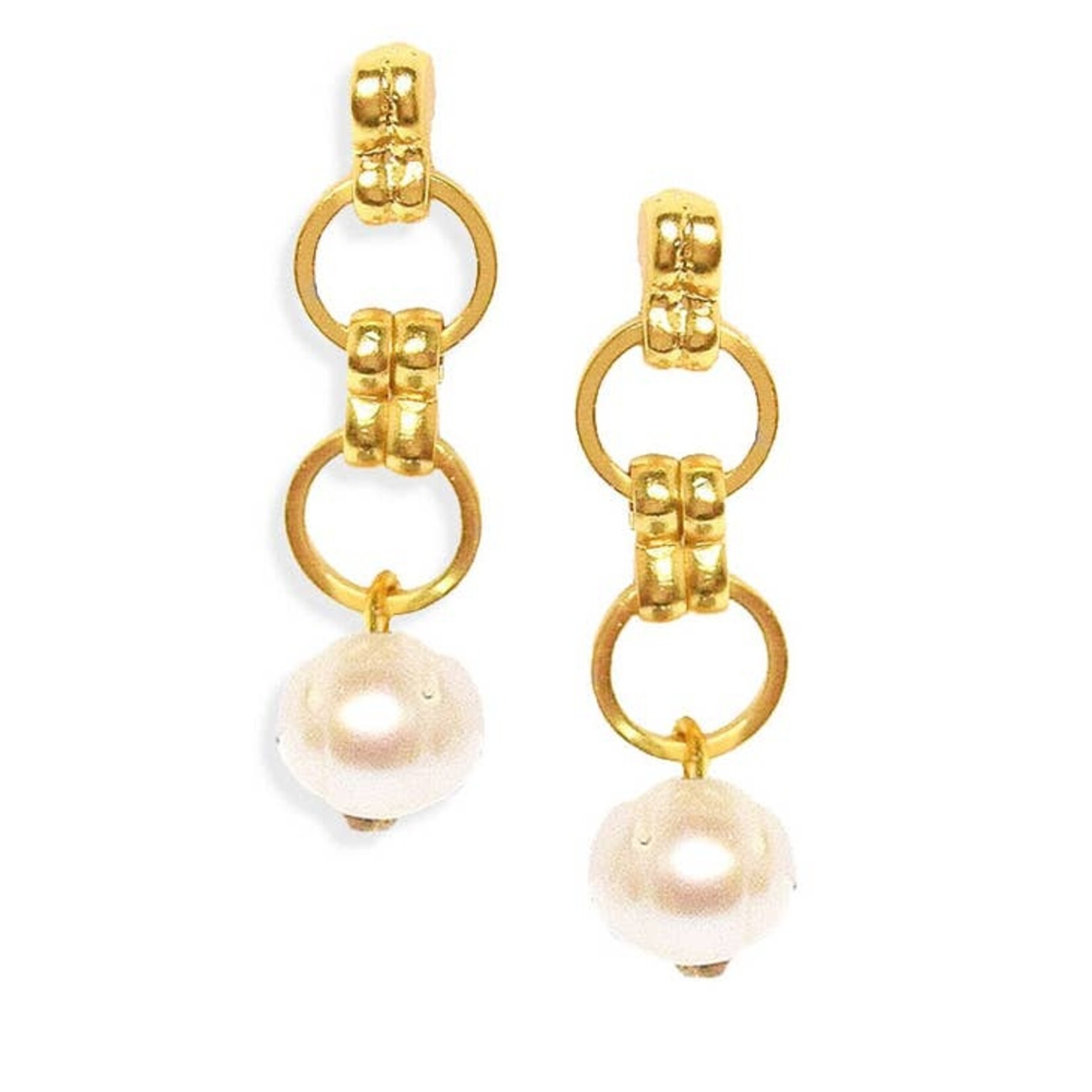 Karine Sultan - Delicate Pearl Drop Earring