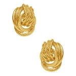 Karine Sultan - Large Knot Statement Earring