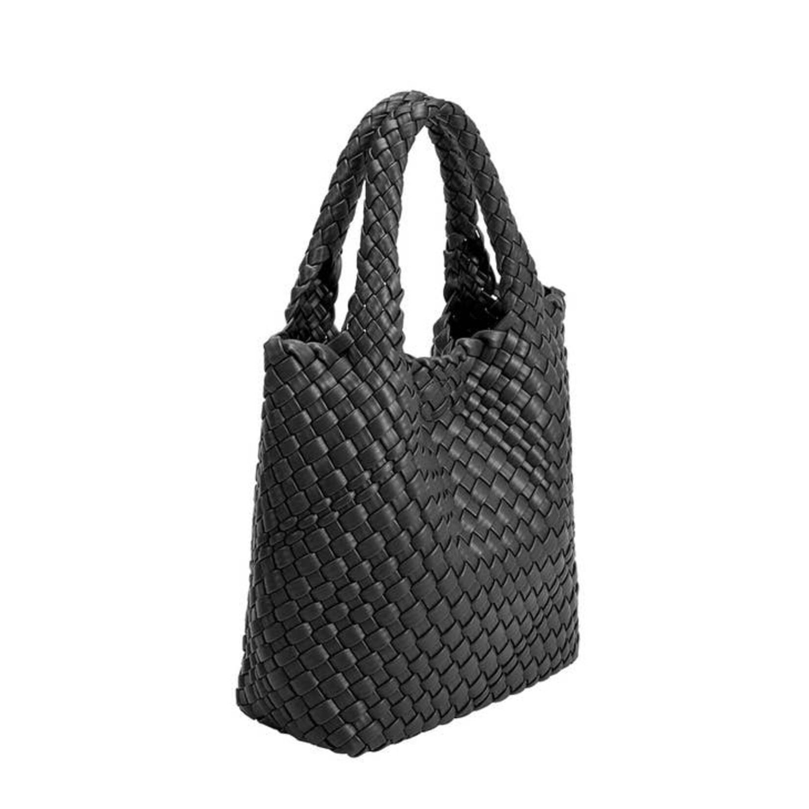 Melie Bianco Eloise Small Recycled Vegan Tote Bag in Black