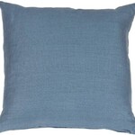 Wedgewood Tuscany Linen Throw Pillow | Blue | 17" X 17"