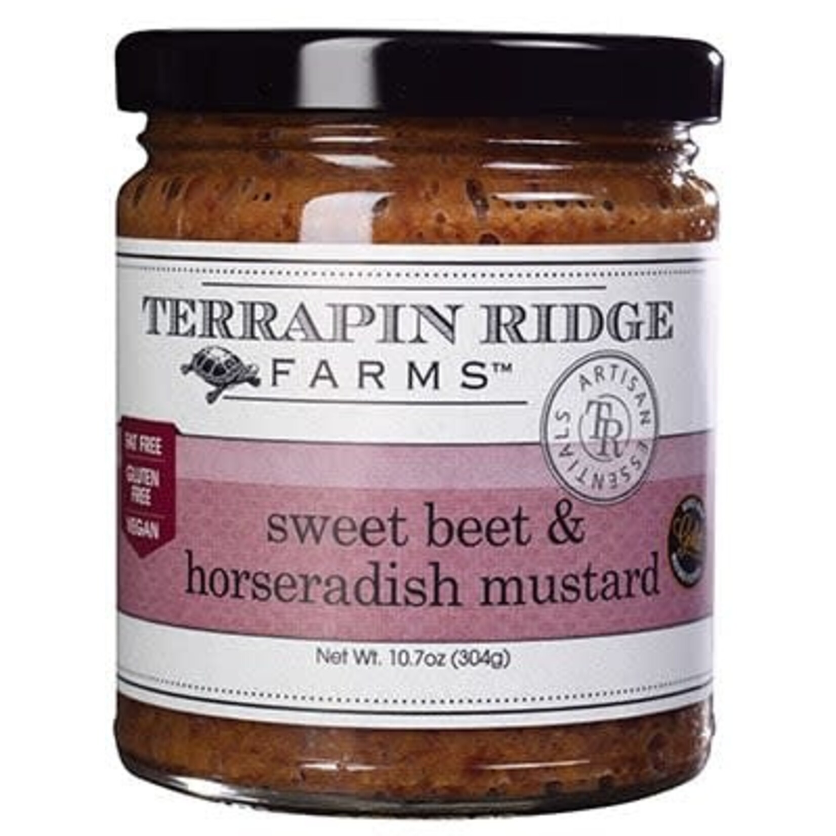 Terrapin Ridge Farms Sweet Beet and Horseradish Mustard 10.7 oz.