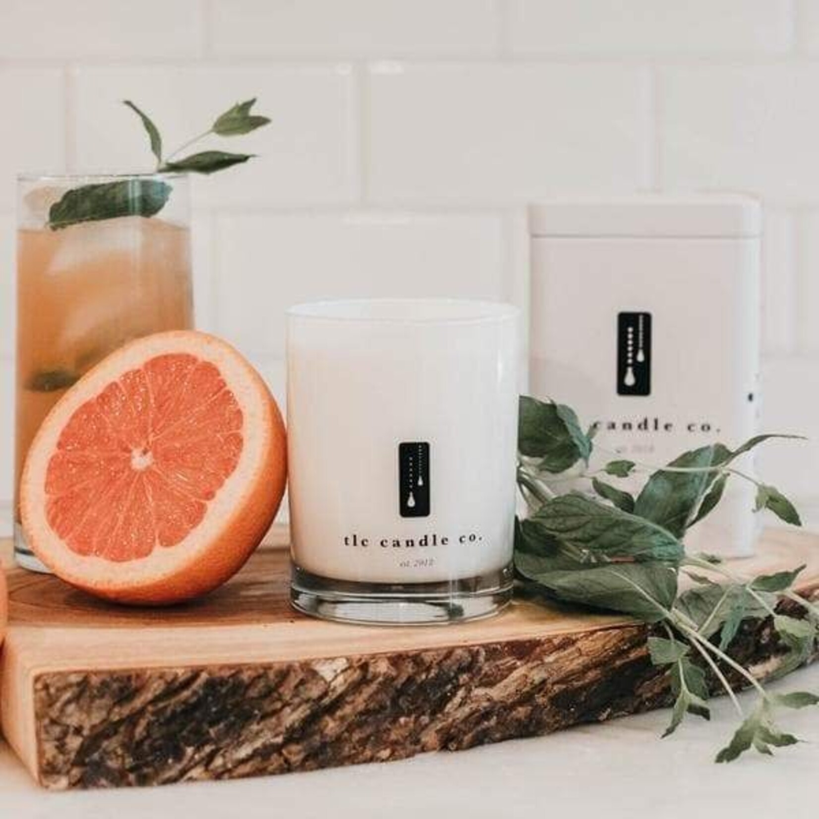 tlc candle co. Grapefruit Mojito Scented Candle 11 oz.