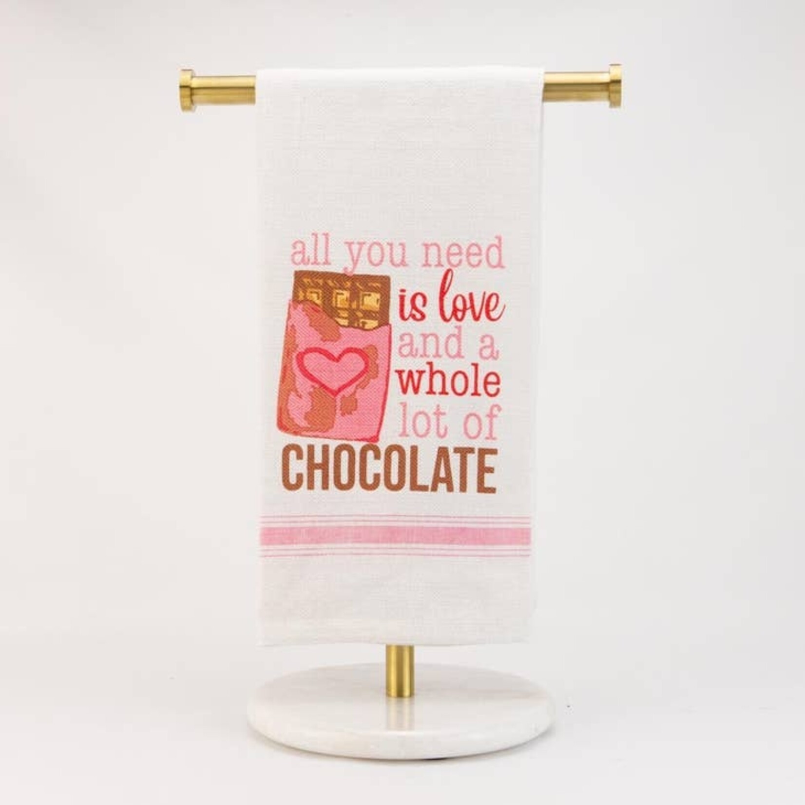 All You Need Is Chocolate Hand Towel  20 x 28