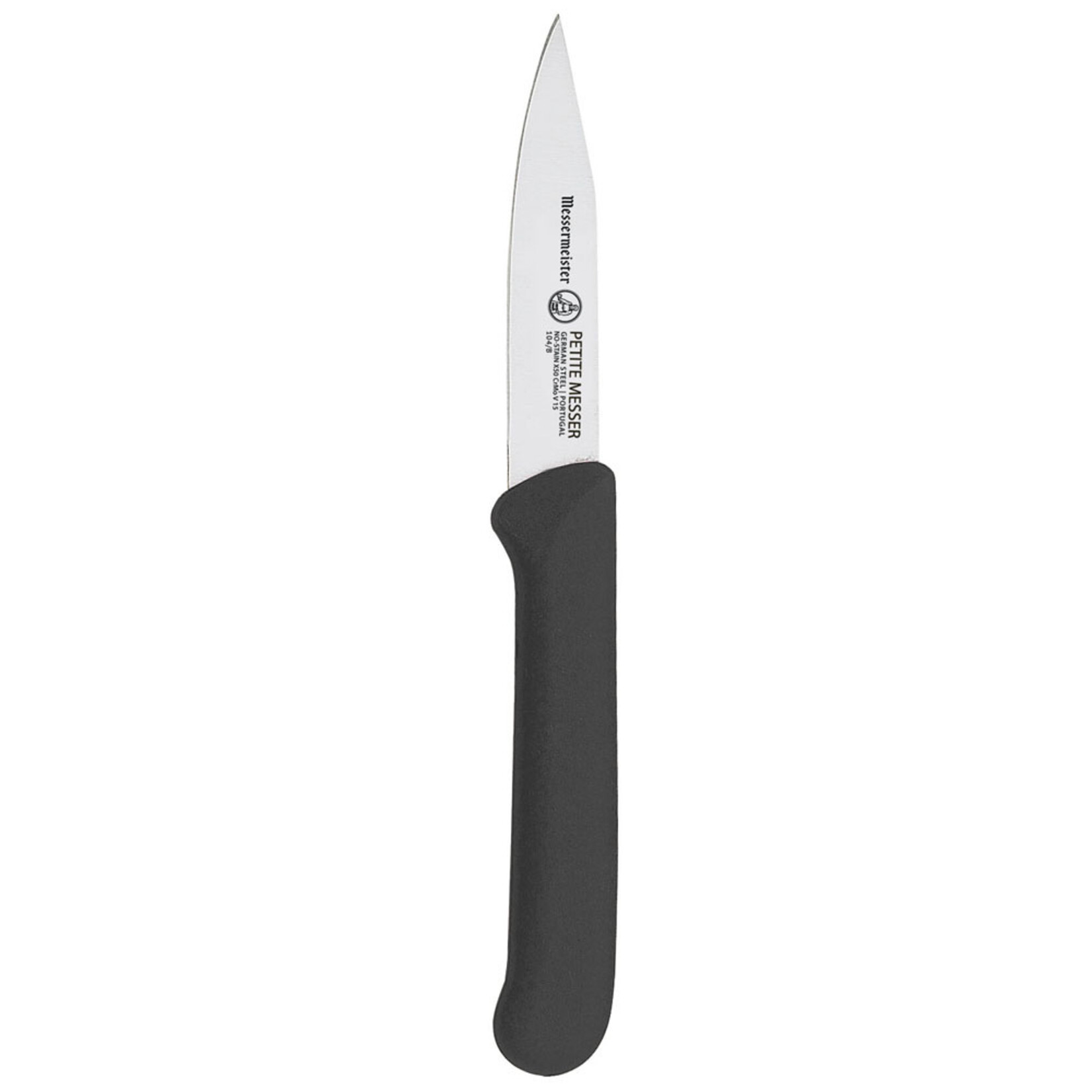 Messermeister 3 Inch Clip Point Parer with Matching Sheath in Black