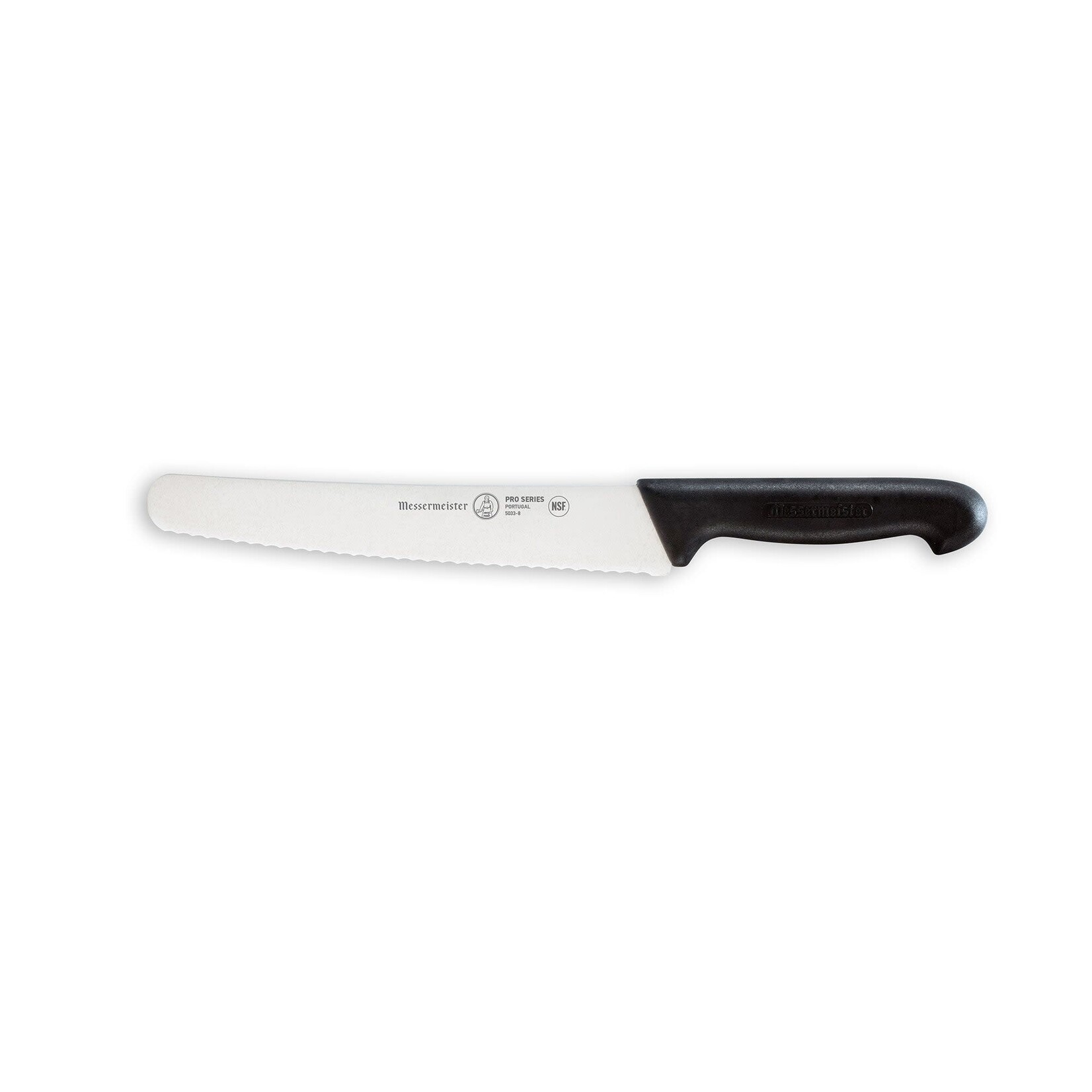 Messermeister Pro Series 10 Inch Scalloped Bakers Bread Knife with Polypropylene Handle