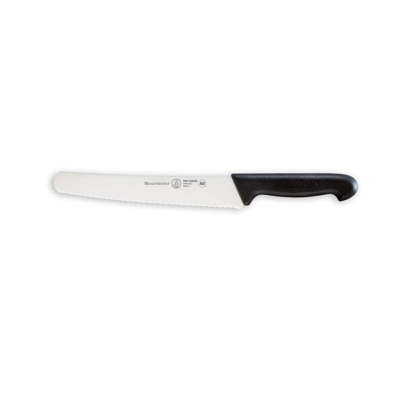 Messermeister Pro Series 8 Inch Scalloped Bakers Bread Knife with Polypropylene Handle