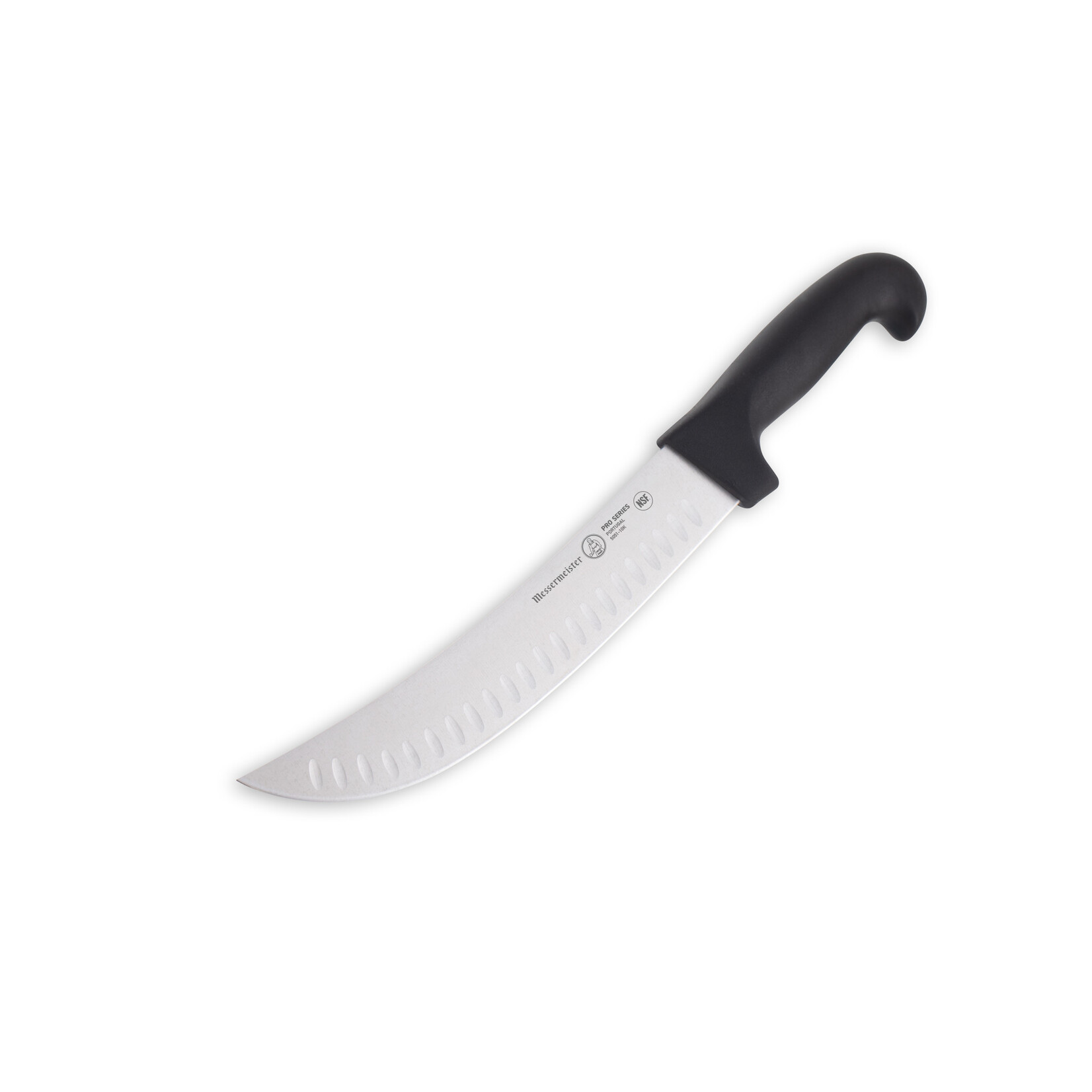 Messermeister Pro Series 10 Inch Kullenschliff Scimitar Knife with Polypropylene Handle