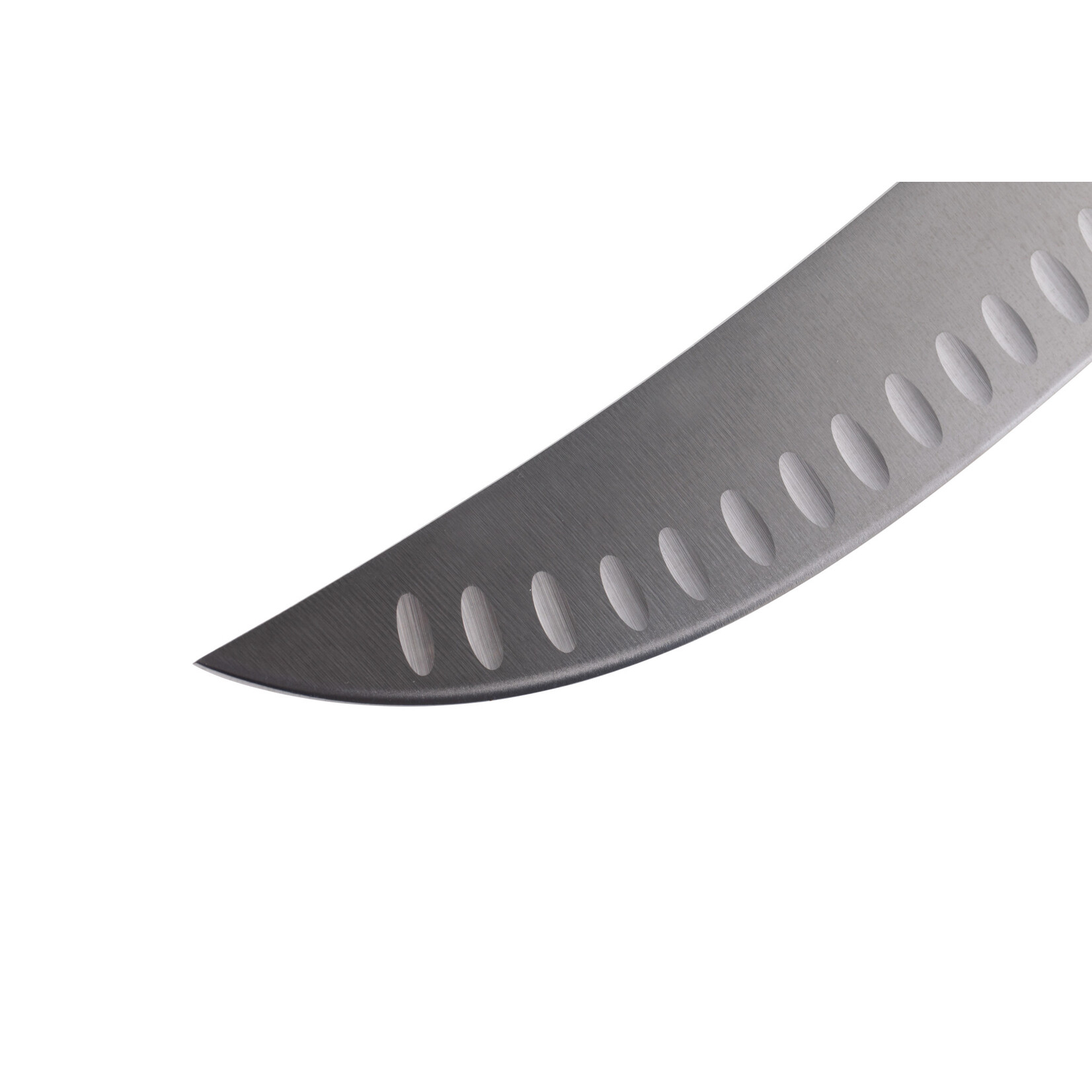 Messermeister Pro Series 10 Inch Kullenschliff Scimitar Knife with Polypropylene Handle