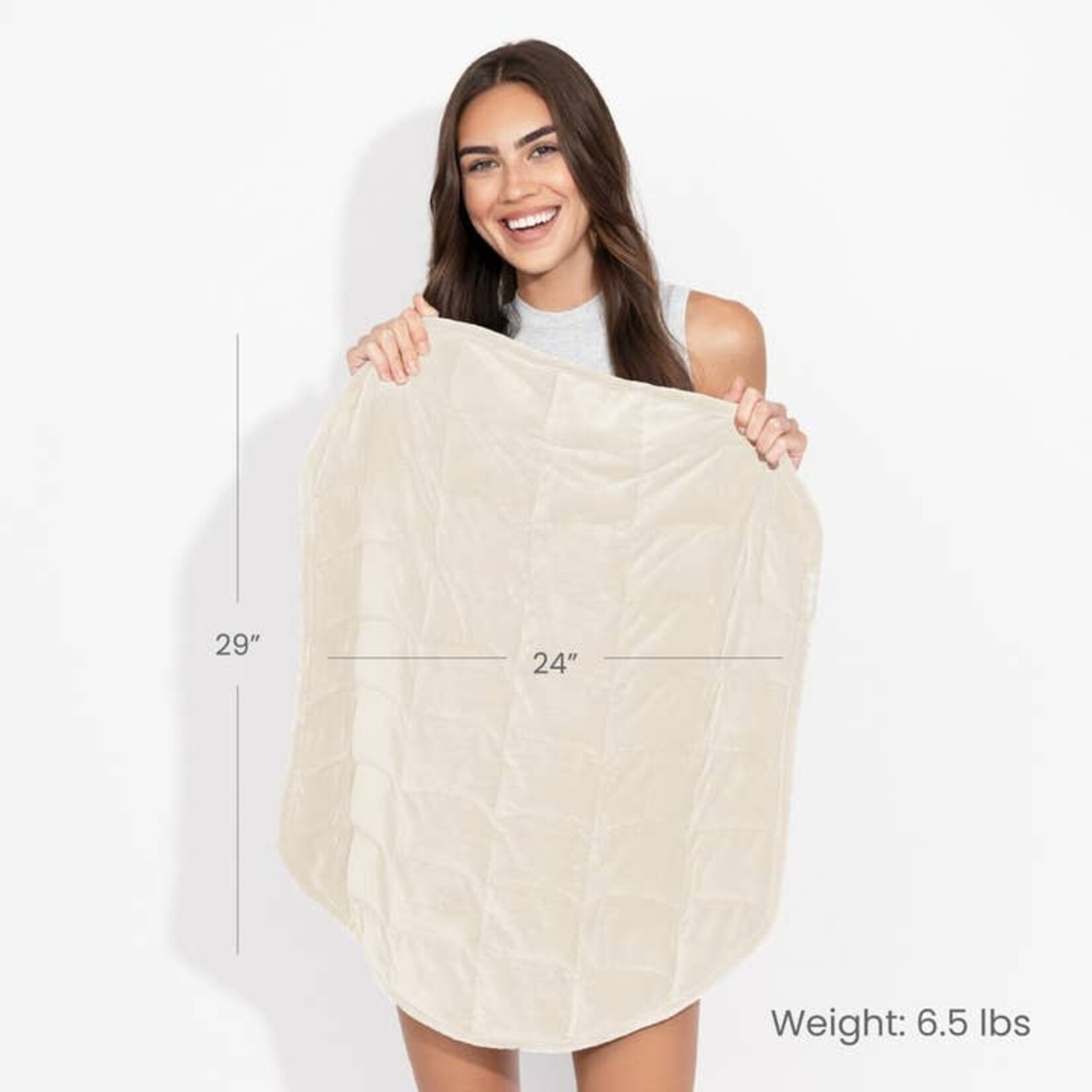 Weighted Body Blanket in Bone