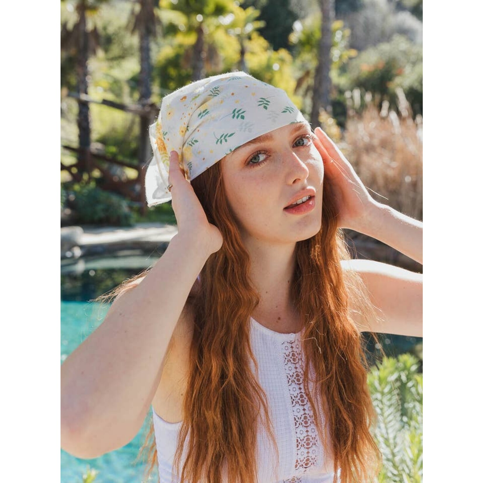 Blissful Bloom Floral Bandana