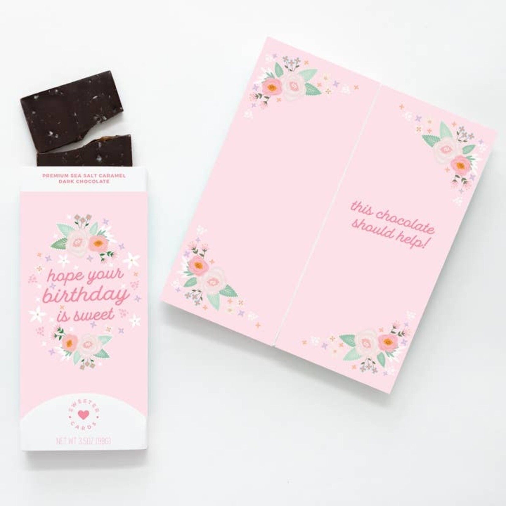 Hope Your Birthday Is Sweet–Chocolate Bar and Greeting Card!