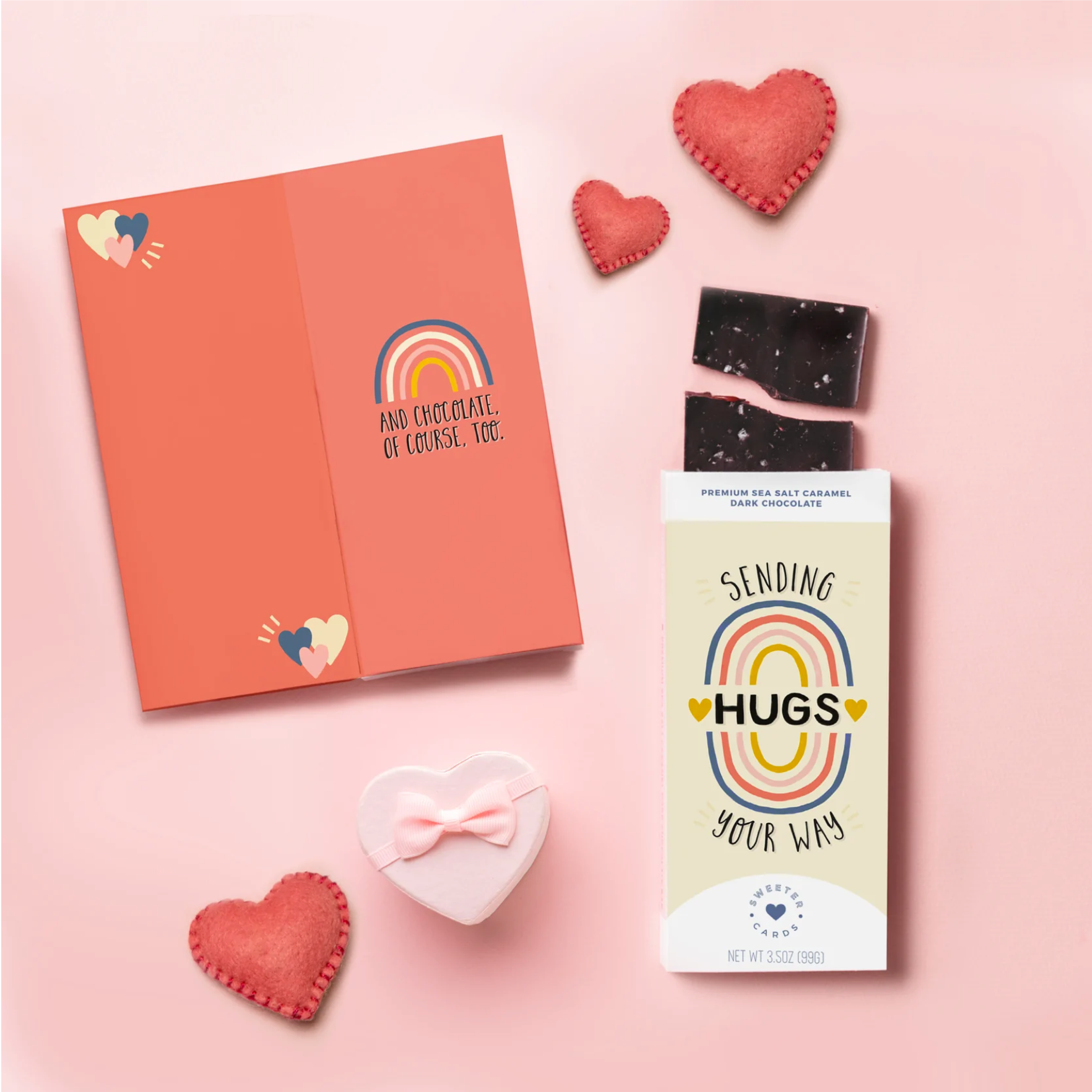 Sending Hugs Card  (with chocolate)