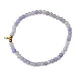 Stone Stacking Bracelet Lavendar Jade