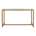 Chelsea House Twisted Console - Brass