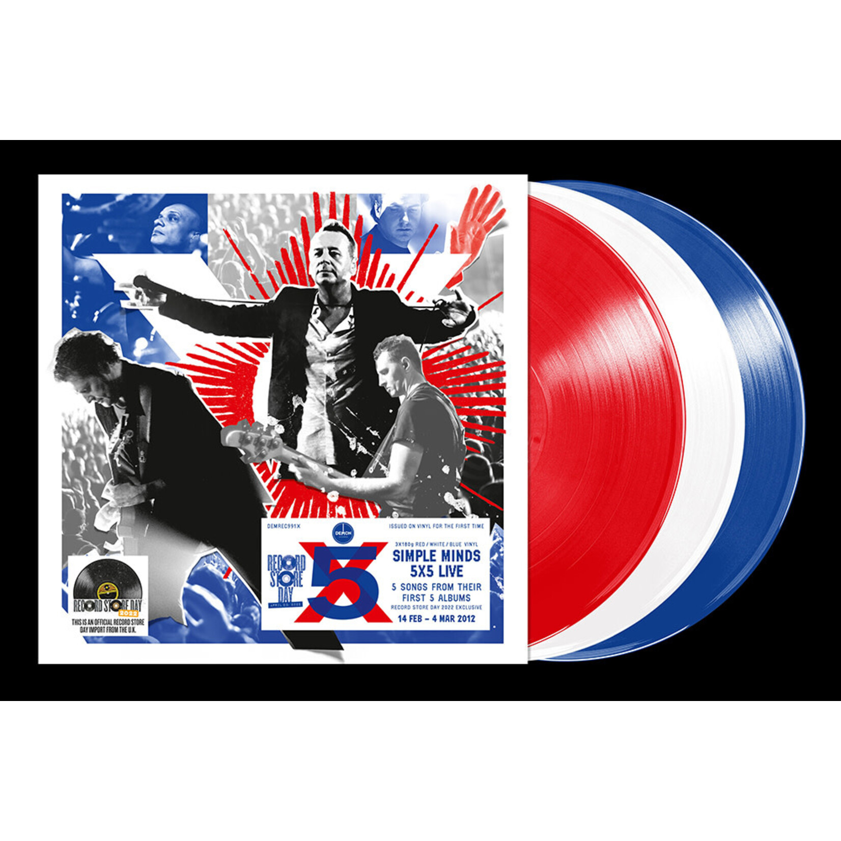 Simple Minds - 5x5 (RSD Exclusive, Red/White/Blue Vinyl)