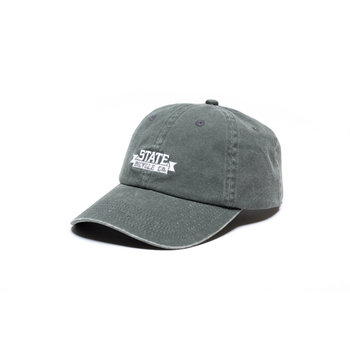 State Bicycle Co. Dad Hat Ribbon Logo (Faded Black)
