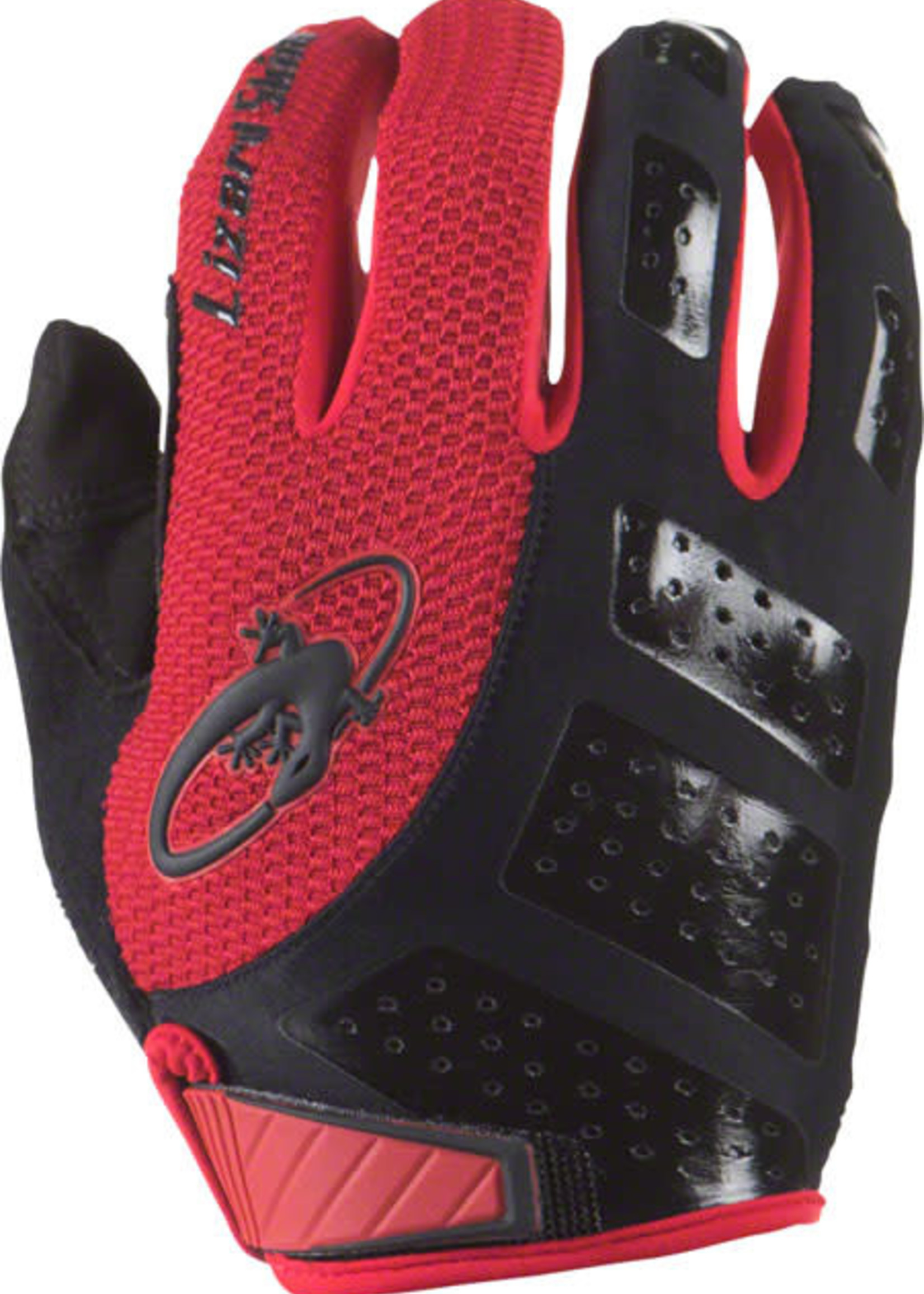 Lizard Skins Lizard Skins Monitor SL Gloves - Jet Black/Crimson, Full Finger, Small
