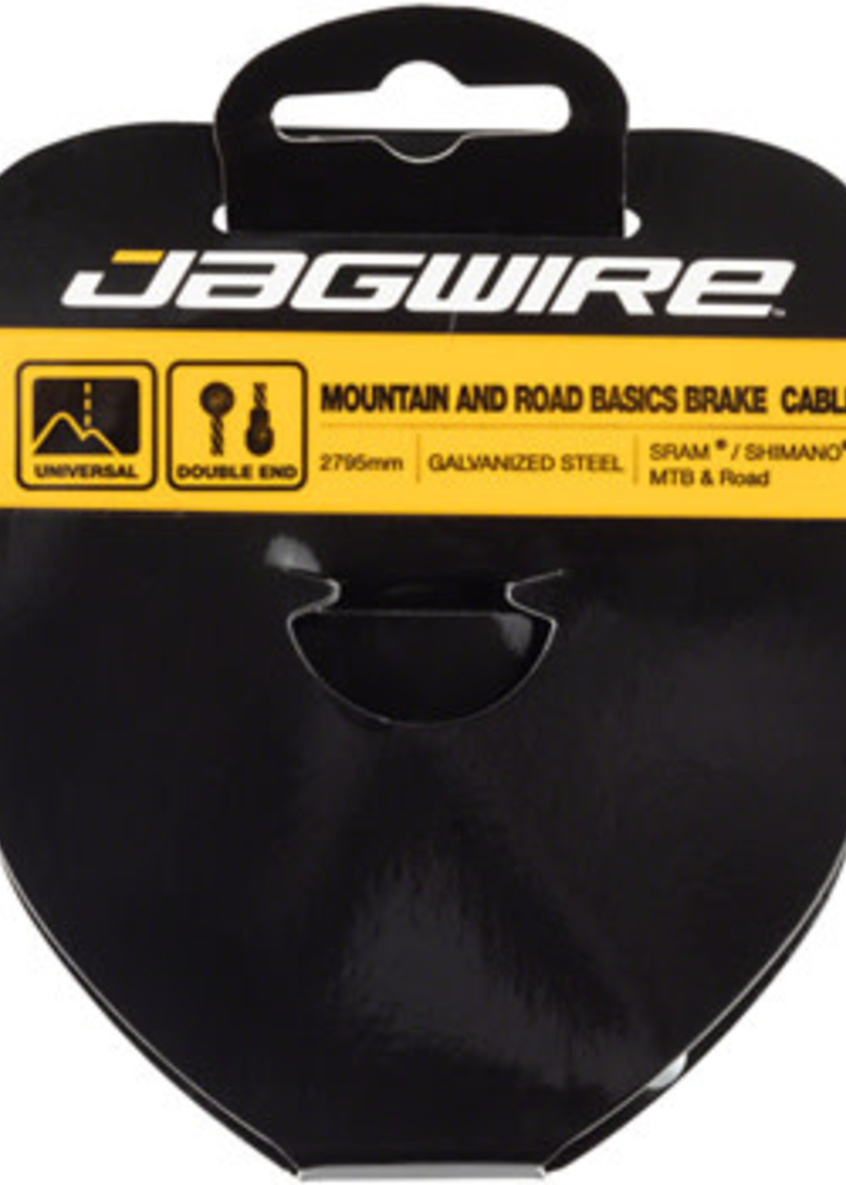 Jagwire Jagwire Basics Galvanized Tandem Brake Cable 1.6x2795mm SRAM/Shimano Mountain/Road