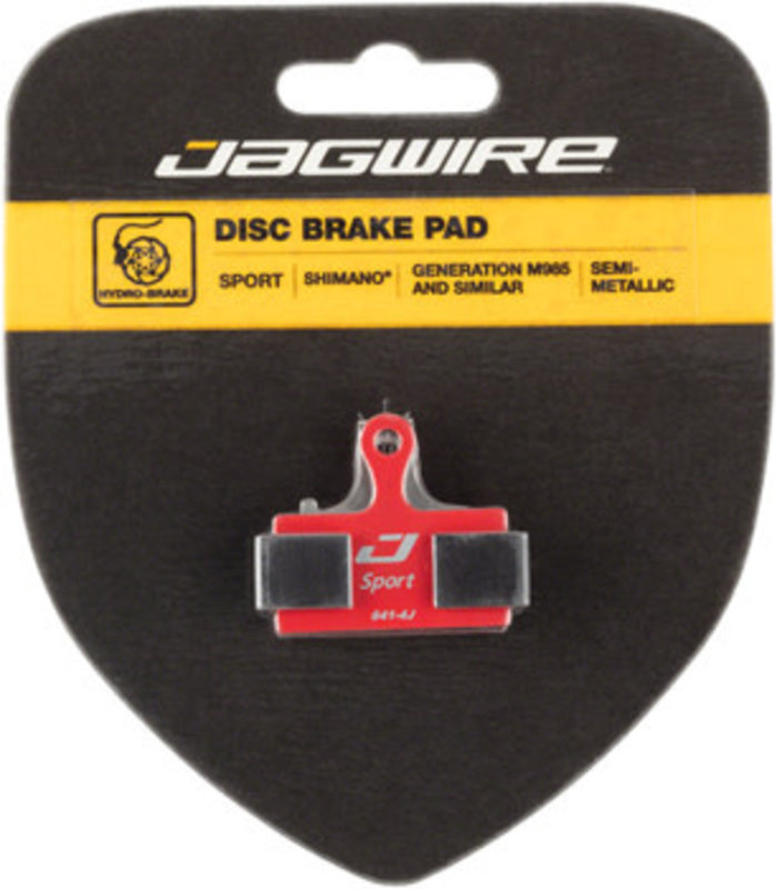 Jagwire Sport Semi-Metallic Disc Brake Pads - For Shimano S700, M615, M6000, M785, M8000, M666, M675, M7000, M9000, M9020, M985, M987