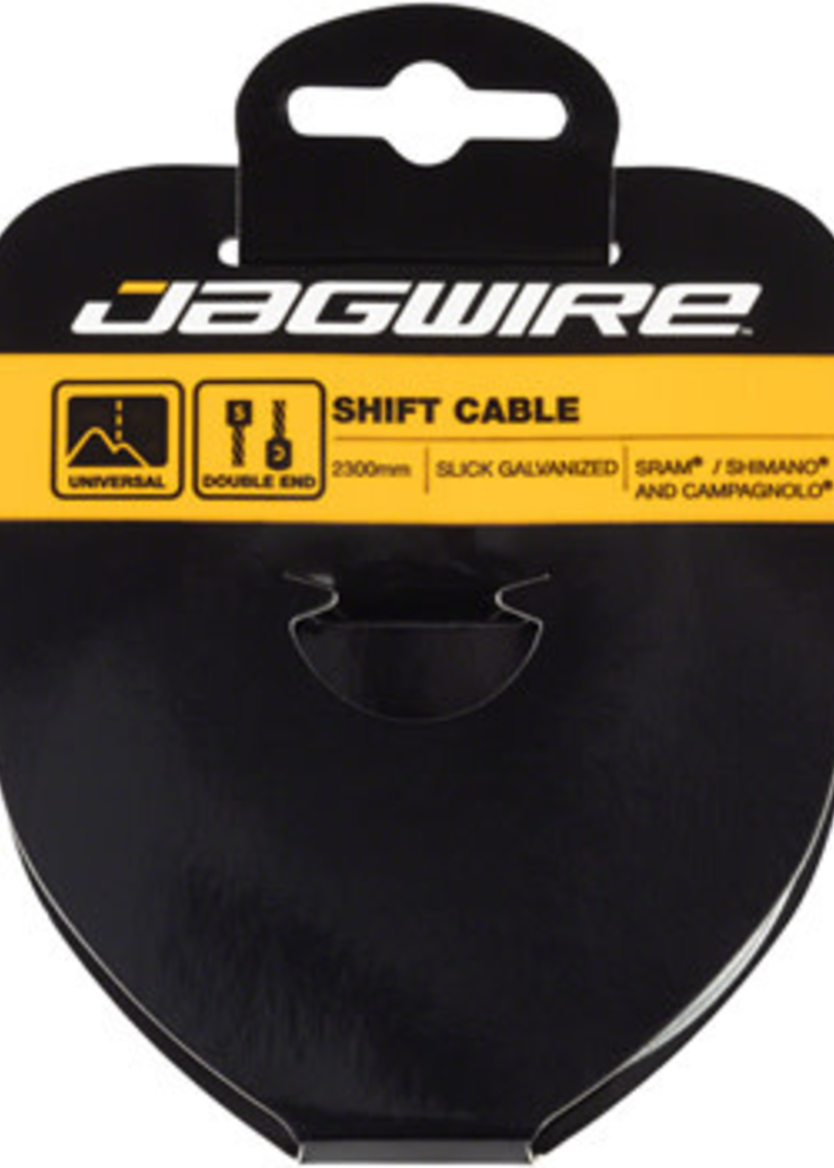 Jagwire Jagwire Sport Shift Cable - 1.1 x 2300mm, Slick Galvanized Steel, For SRAM/Shimano/Campagnolo