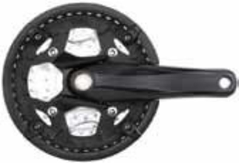 Vuelta 48/38/28 9/8 speed 170mm black alloyblack steel chainrings