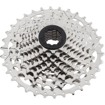 microSHIFT microSHIFT H09 Cassette - 9 Speed, 11-36t, Silver, Nickel Plated