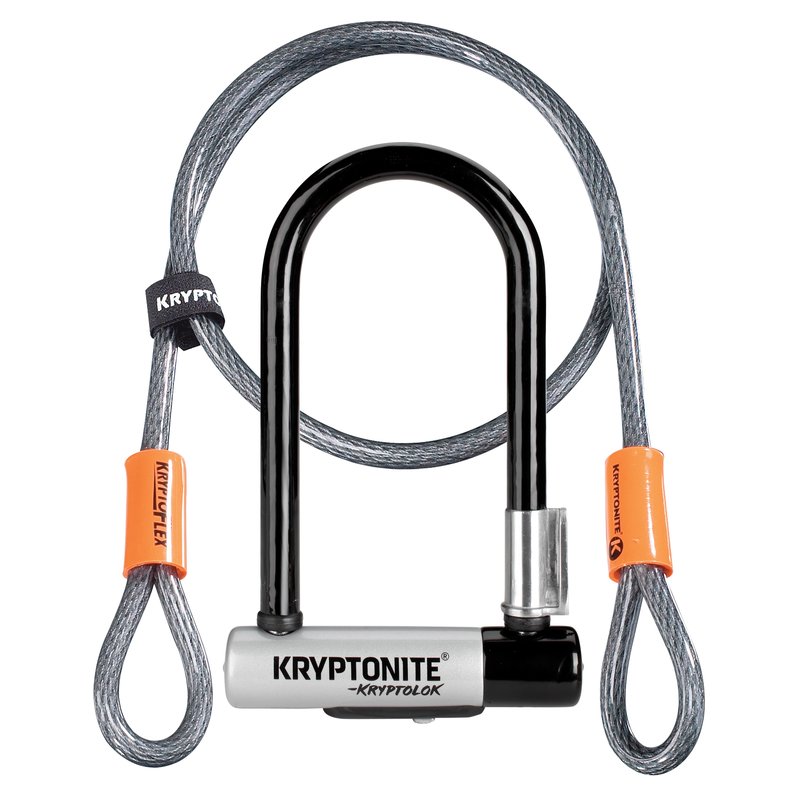 Kryptonite Kryptolok Mini-7 (BLK) W/4’ Flex Cable