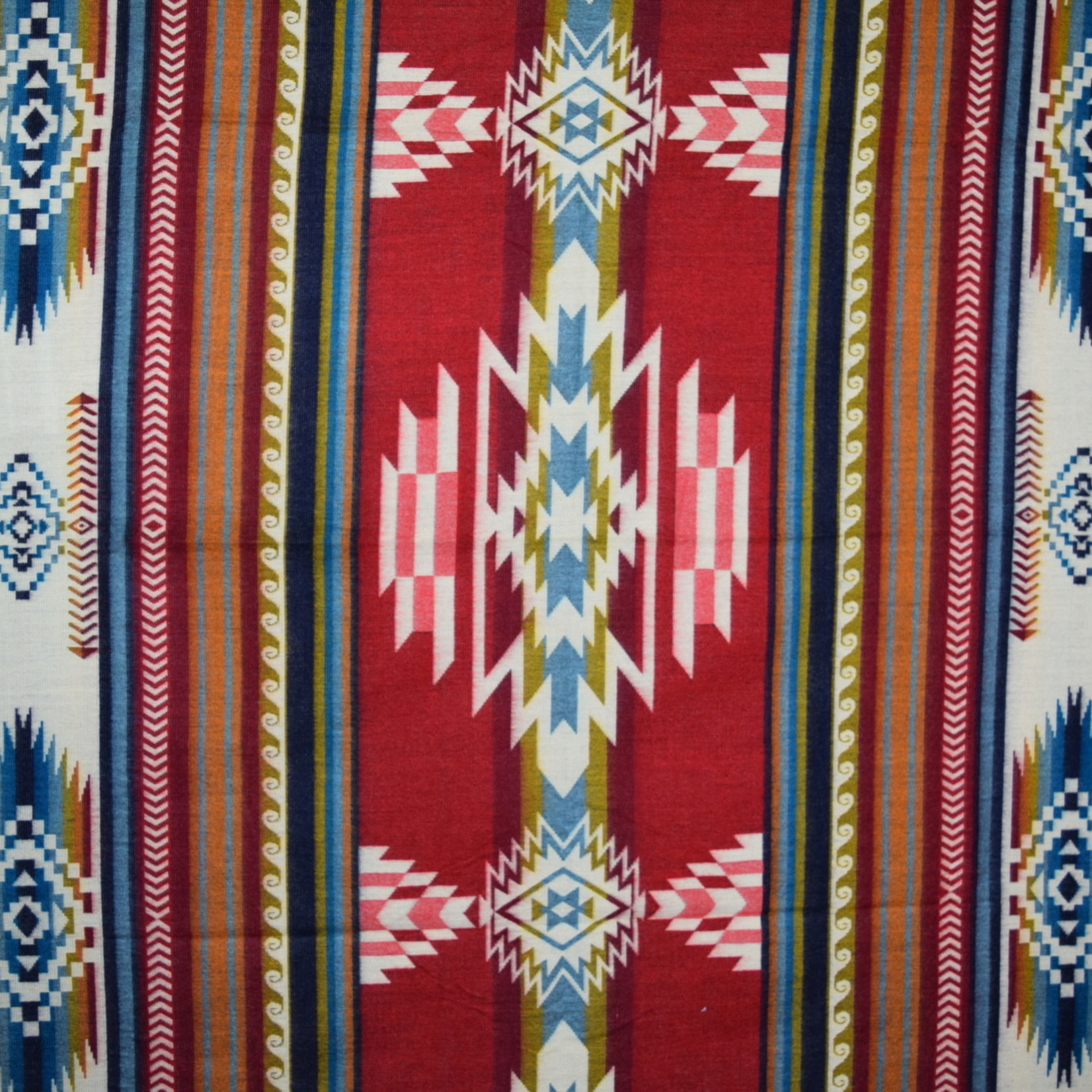 Wool Blankets - Red Border Thread