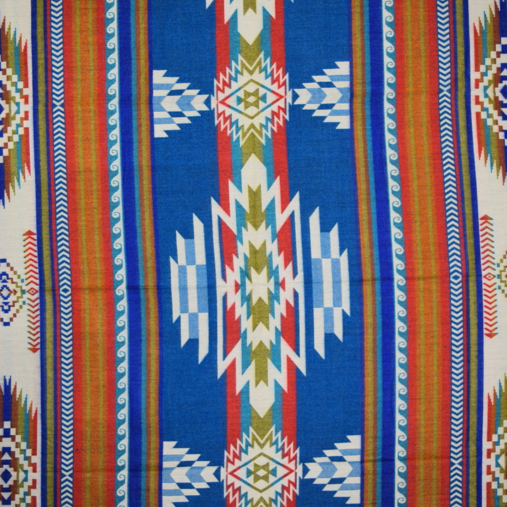 Wool Blankets - Blue Border Thread